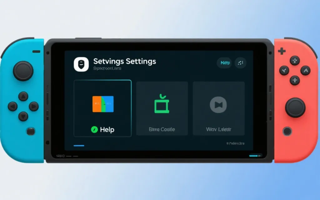 设置与帮助示意